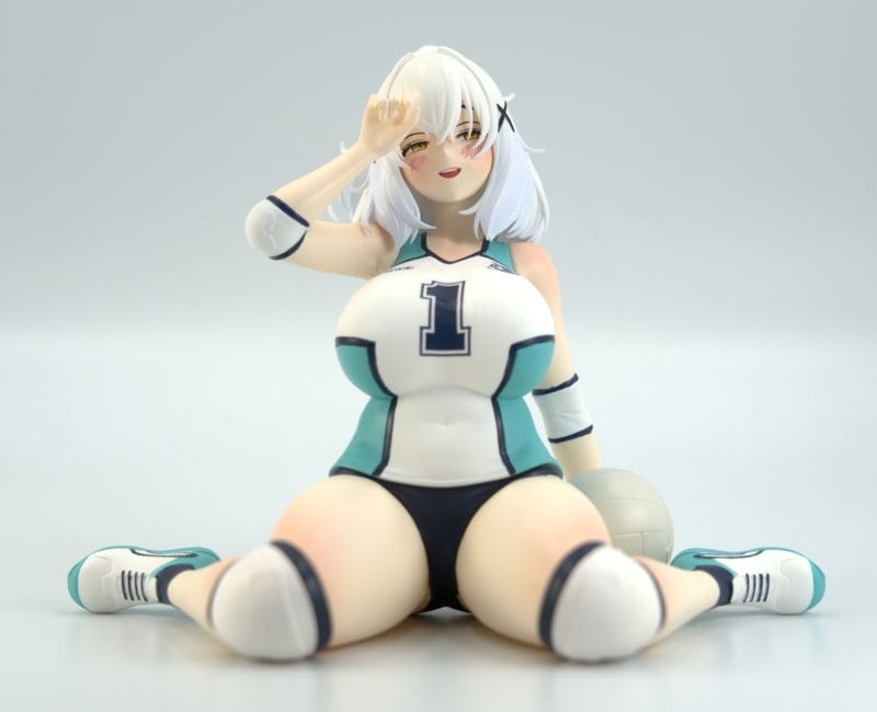 "Bombergirl Rainbow" Desk Put Figure Shiroe