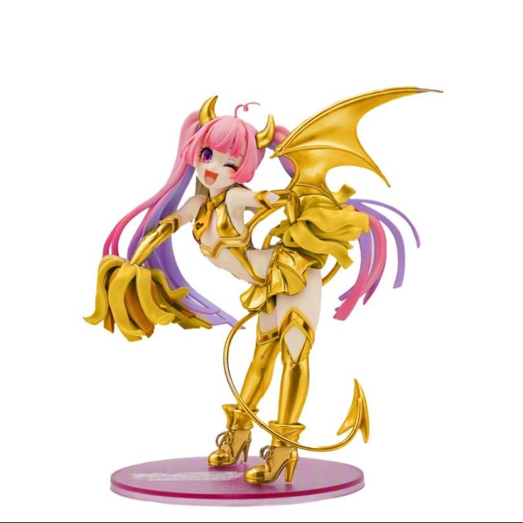 "Mahjong Fight Girl" Figure Collection Mitsumoto Cocoa Succubus Cheer Costume Golden Ver.