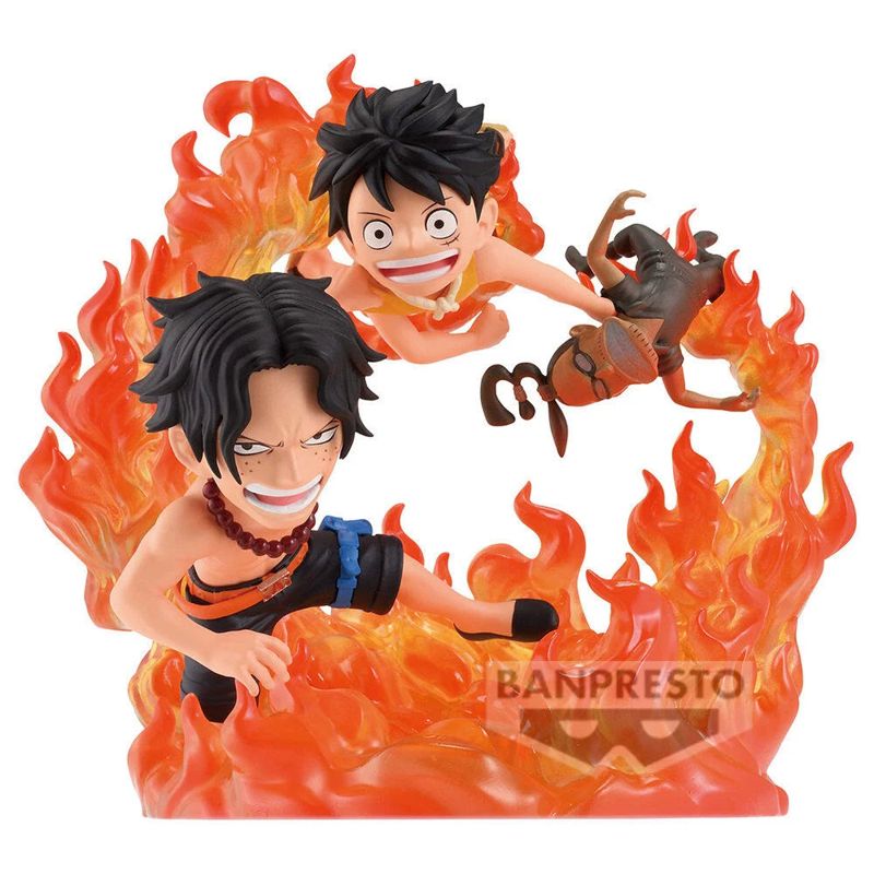 "One Piece" World Collectable Figure Log Stories -Portgas D. Ace & Monkey D. Luffy- Marineford Arc